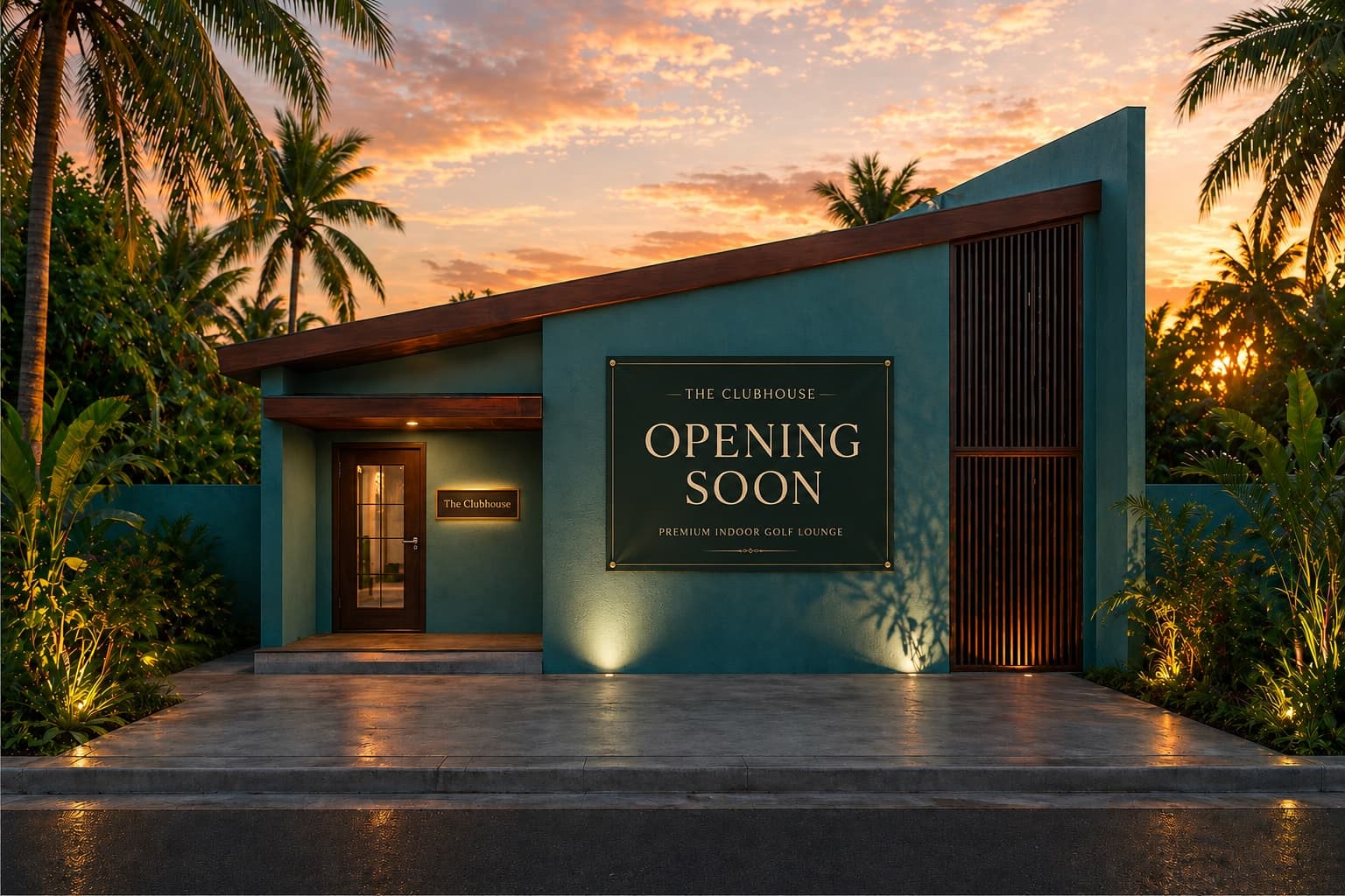Outdoor arrival at The Clubhouse Siargao in General Luna